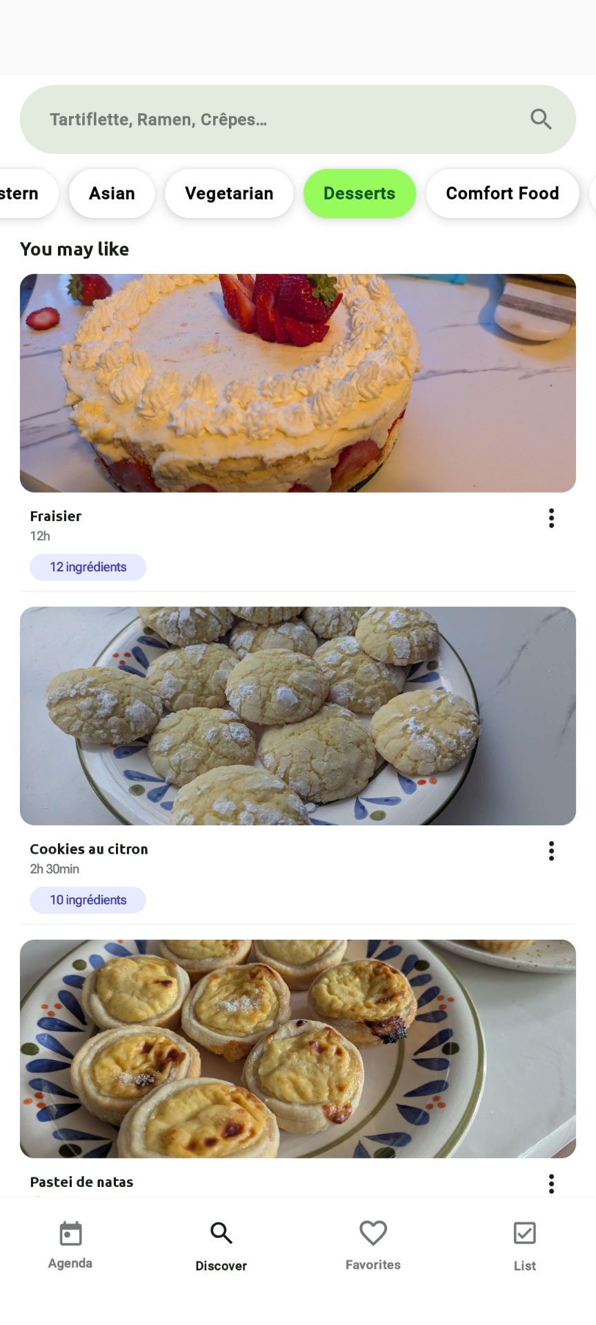 Screenshot of my app