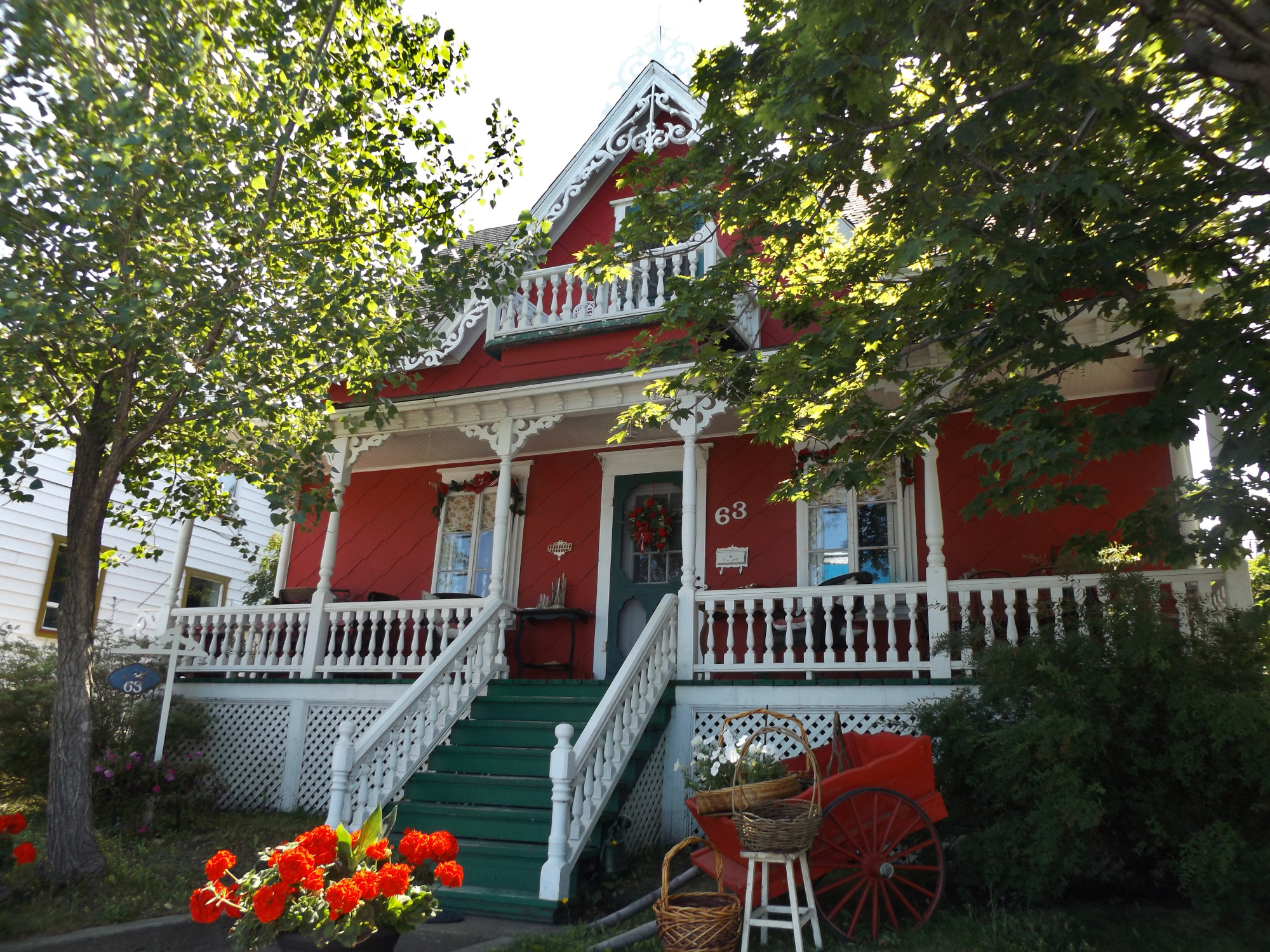 Une maison rouge